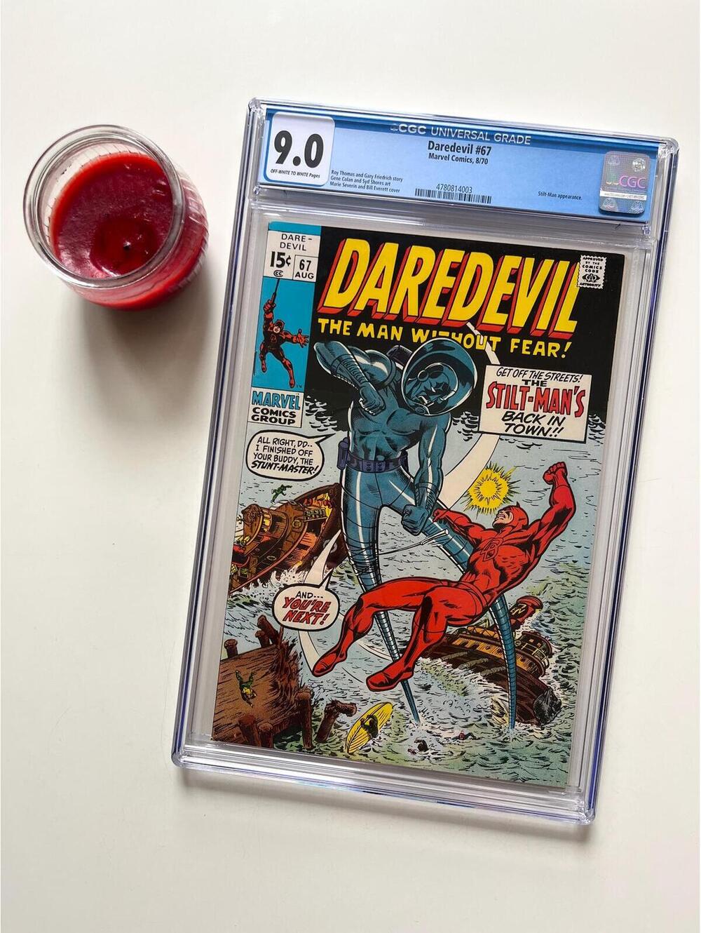 Daredevil #67 (1970) CGC 9.0 Graded Comic | Stilt-Man | Silver Age